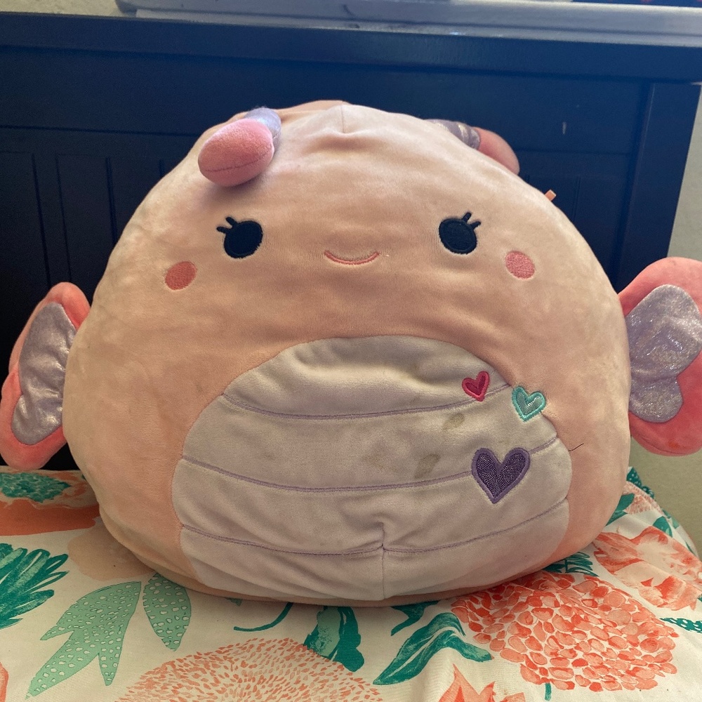 Squishmallows Pink Maribel the Butterfly 12" Kelly Toys Soft Plush